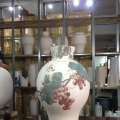 著名画家李文秀手绘陶瓷作品