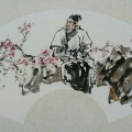 刘和平老师中国画作品（扇面）