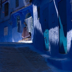 睡前洗眼，蔚蓝色的摩洛哥老城Chefchaouen