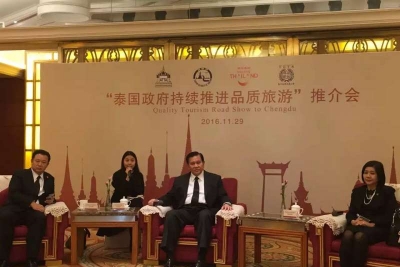 泰国副总理率领泰国优质旅游业者与中方旅行社洽谈 全力推广品质游