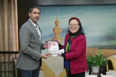 迪拜“拥抱中国”执行委员会梁晓茜一行访问四川省文化和旅游厅