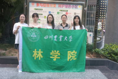 四川农业大学、重庆邮电大学等学生组成的环境调研小分队开展垃圾治理情况调研活动